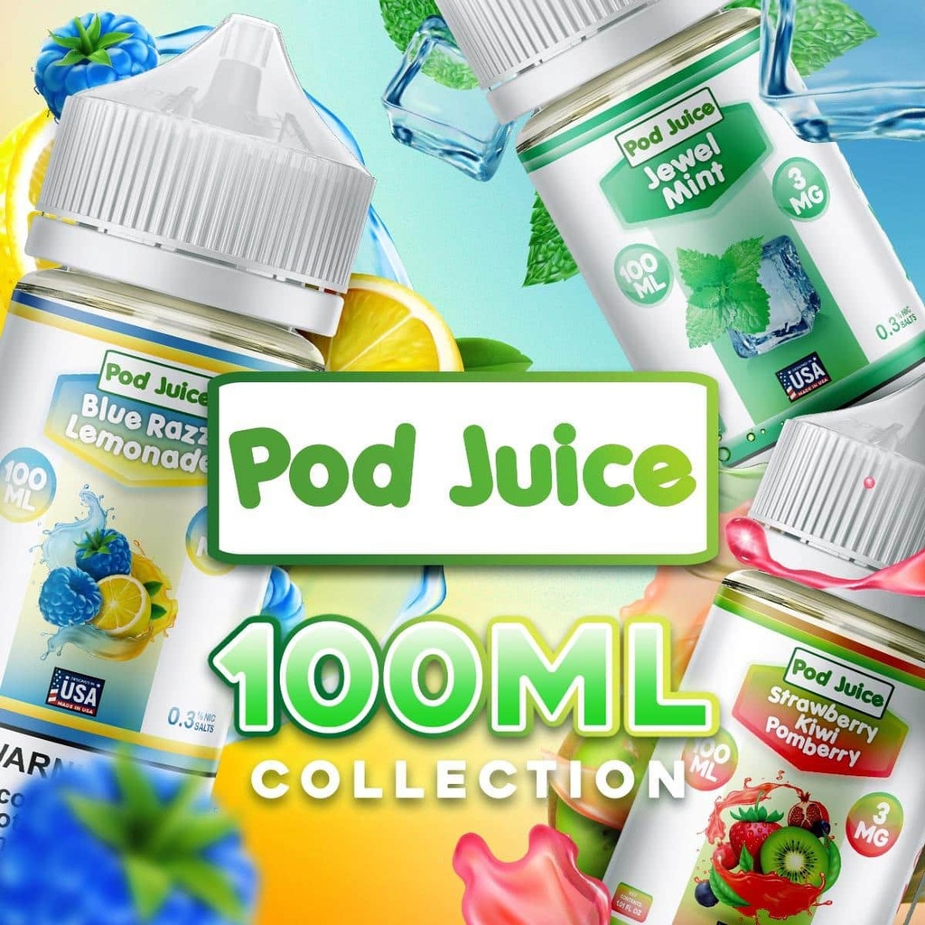 POD JUICE SYNTHETIC NICOTINE 100ML CORE FLAVOR