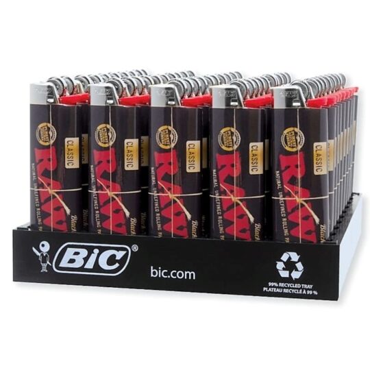 RAW BIC LIGHTER DESIGN BOX OF 50