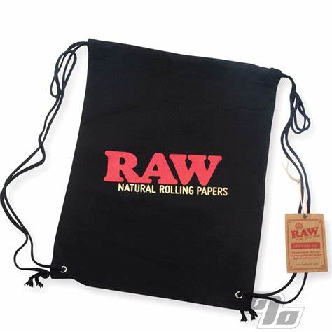 RAW DRAWSTRING BAG