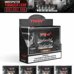 TYSON 2.0 UNDISPUTED TOBACCO LEAF WRAPS 5CT BOX OF 10