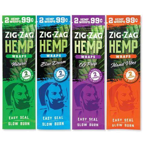 ZIG ZAG HEMP CONES 2CT BOX OF 15