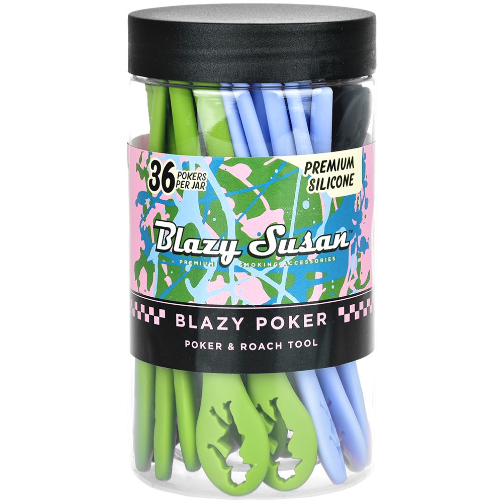 BLAZY SUSAN PREMIUM SILICONE BLAZY POKER CONES 36CT JAR