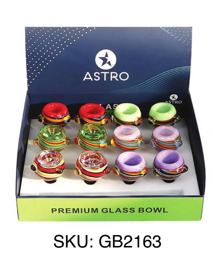 ASTRO PREMIUM GLASS BOWL 14MM 12CT GB2163