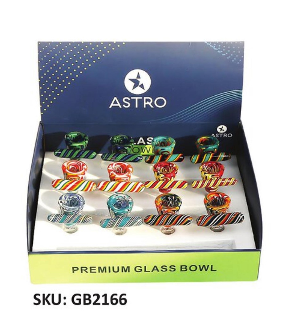 ASTRO PREMIUM GLASS BOWL 14MM 12CT GB2166