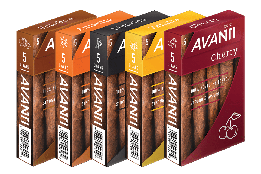 AVANTI BOURBON STRONG & SWEET 10/5 PACK CIGARS