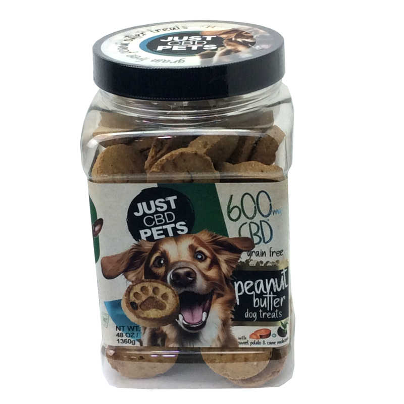 JUST CBD PETS DOG TREATS 600MG