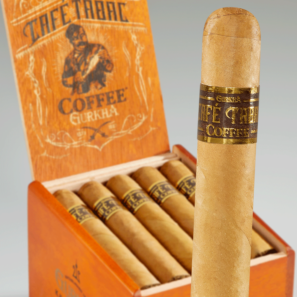 GURKHA CAFE TABAC COFEE ROBUSTO 5X52 (25)