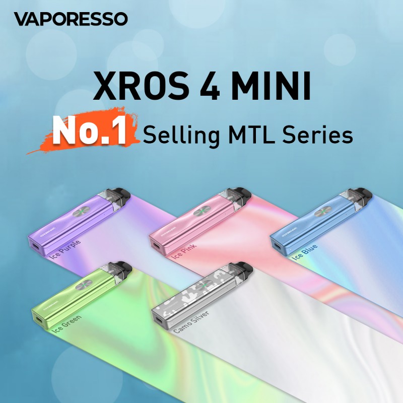 VAPORESSO XROS 4 MINI 1000MAH POD SYSTEM STARTER KIT