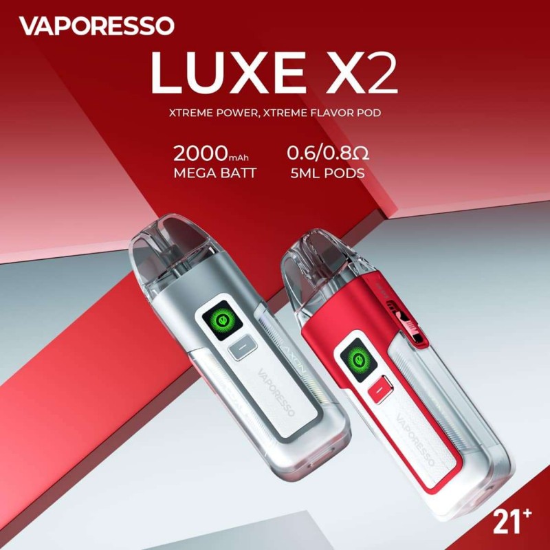 VAPORESSO LUXE X2 2000MAH POD SYSTEM STARTER KIT