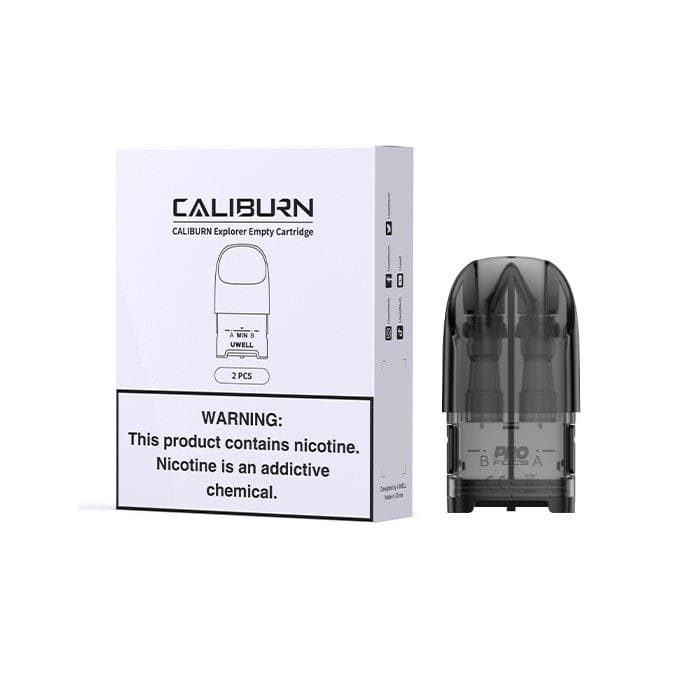 UWELL CALIBURN EXPLORER 4ML REFILLABLE REPLACEMENT EMPTY CARTRIDGE POD