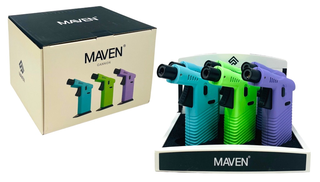 MAVEN CANNON TORCH LIGHTER BOX OF 6