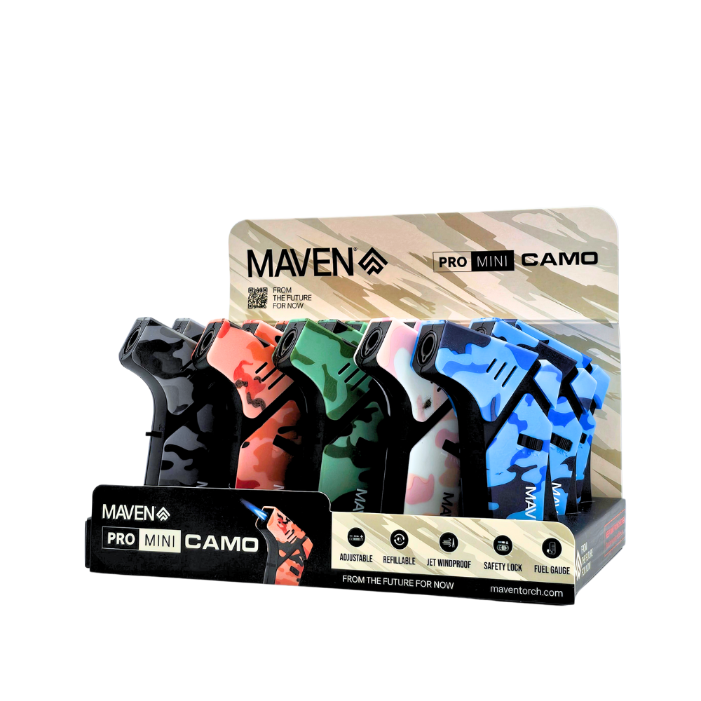 MAVEN PRO MINI TORCH LIGHTER BOX OF 15