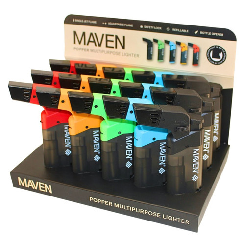 MAVEN POPPER TORCH LIGHTER BOX OF 15