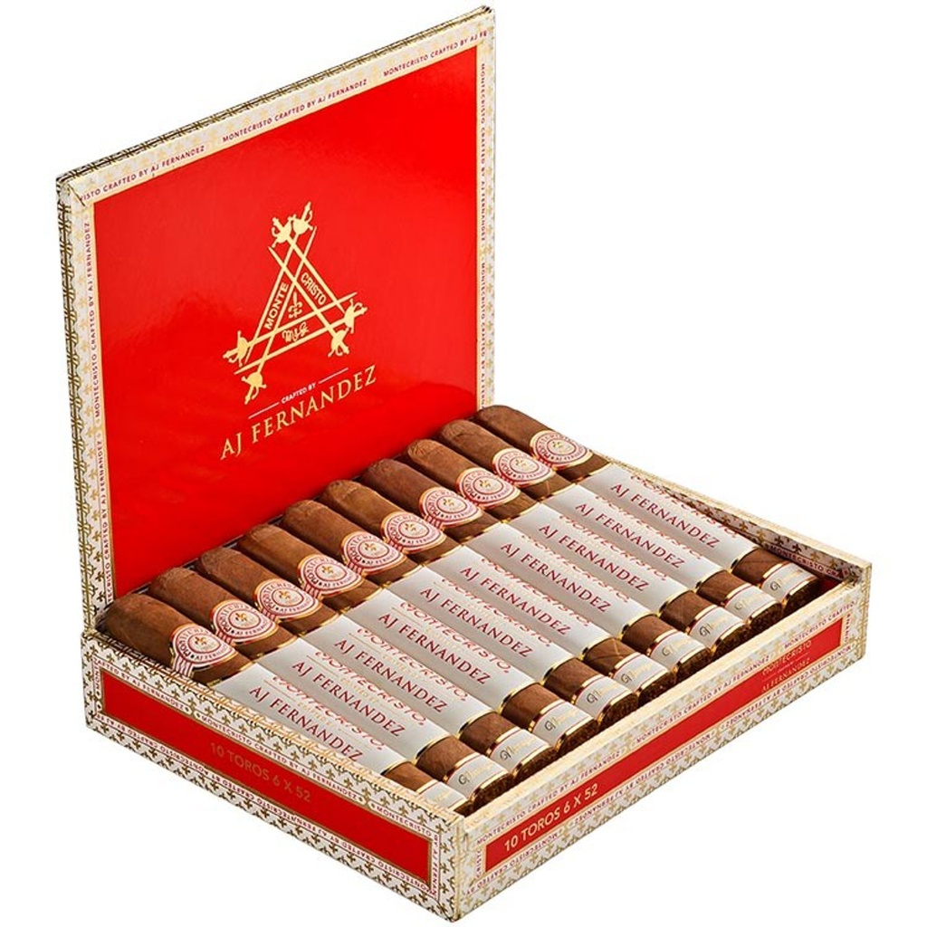 MONTECRISTO CRAFTED BY AJ FERNANDEZ TORO 6X50 (10)