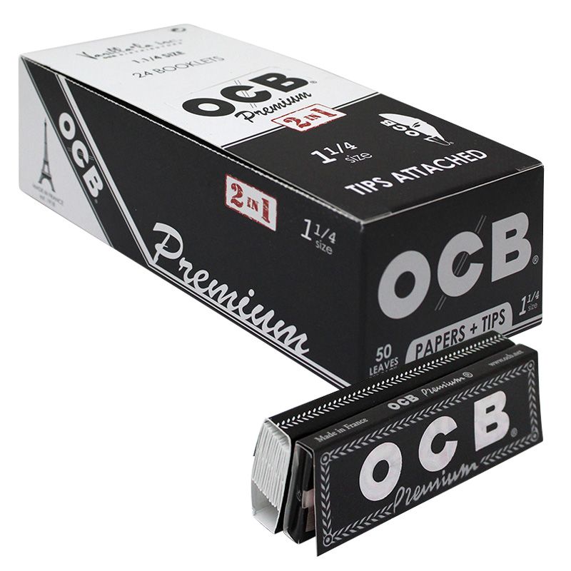 OCB PREMIUM 1.25 PREMIUM PAPER + TIPS