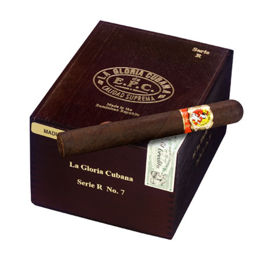 LA GLORIA CUBANA SERIE R NO 7 MADURO 7X58 (24)