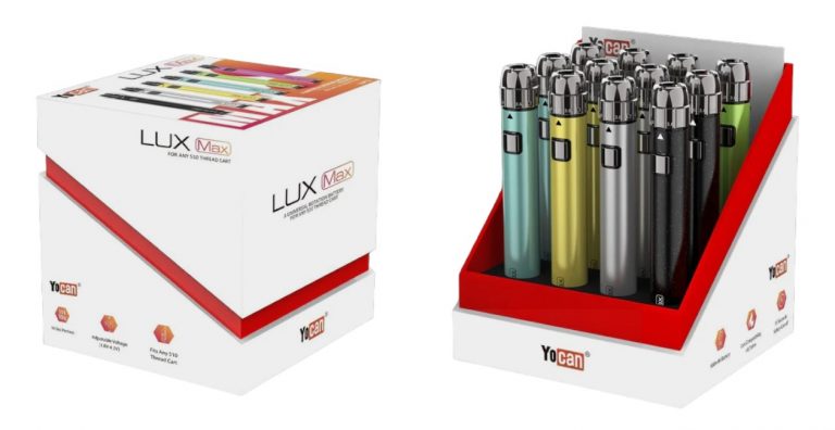 YOCAN LUX MAX CARTRIDGE VAPORIZER BOX OF 12