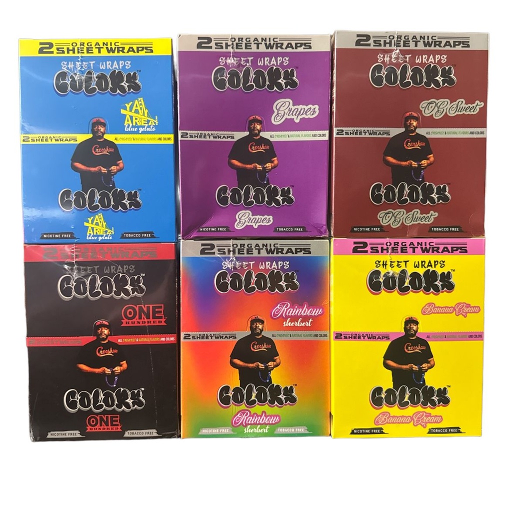 GOLOKS 2 SHEET ORGANIC WRAPS NICOTINE FREE BOX 24