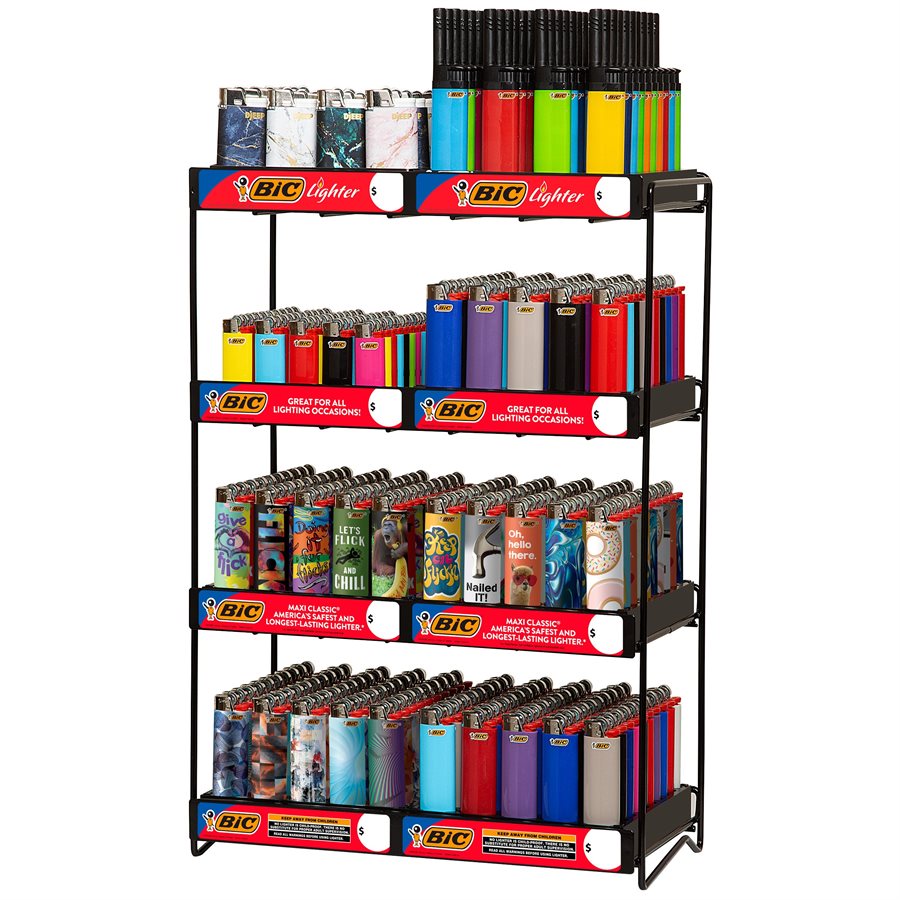 BIC EZ REACH 8 TIER PLASTIC DISPLAY