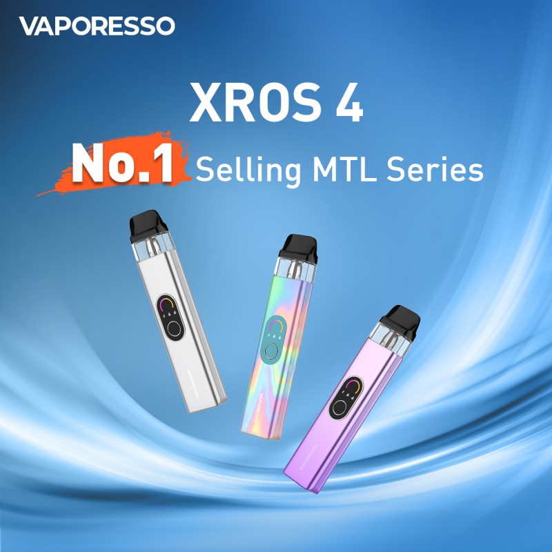 VAPORESSO XROS 4 1000MAH POD SYSTEM STARTER KIT