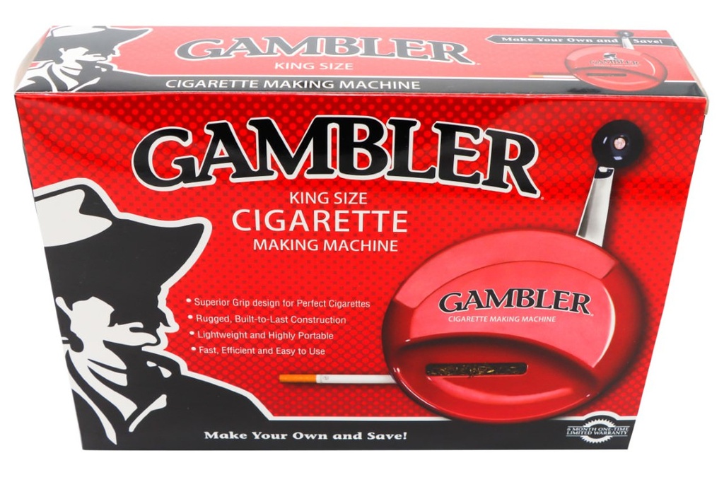 GAMBLER TOBACCO MACHINE RED KING SIZE