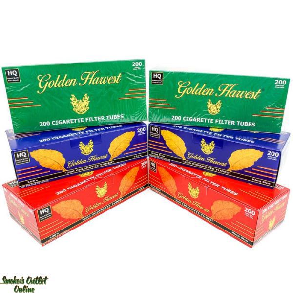 GOLDEN HARVEST CIGARETTE TUBES 200CT