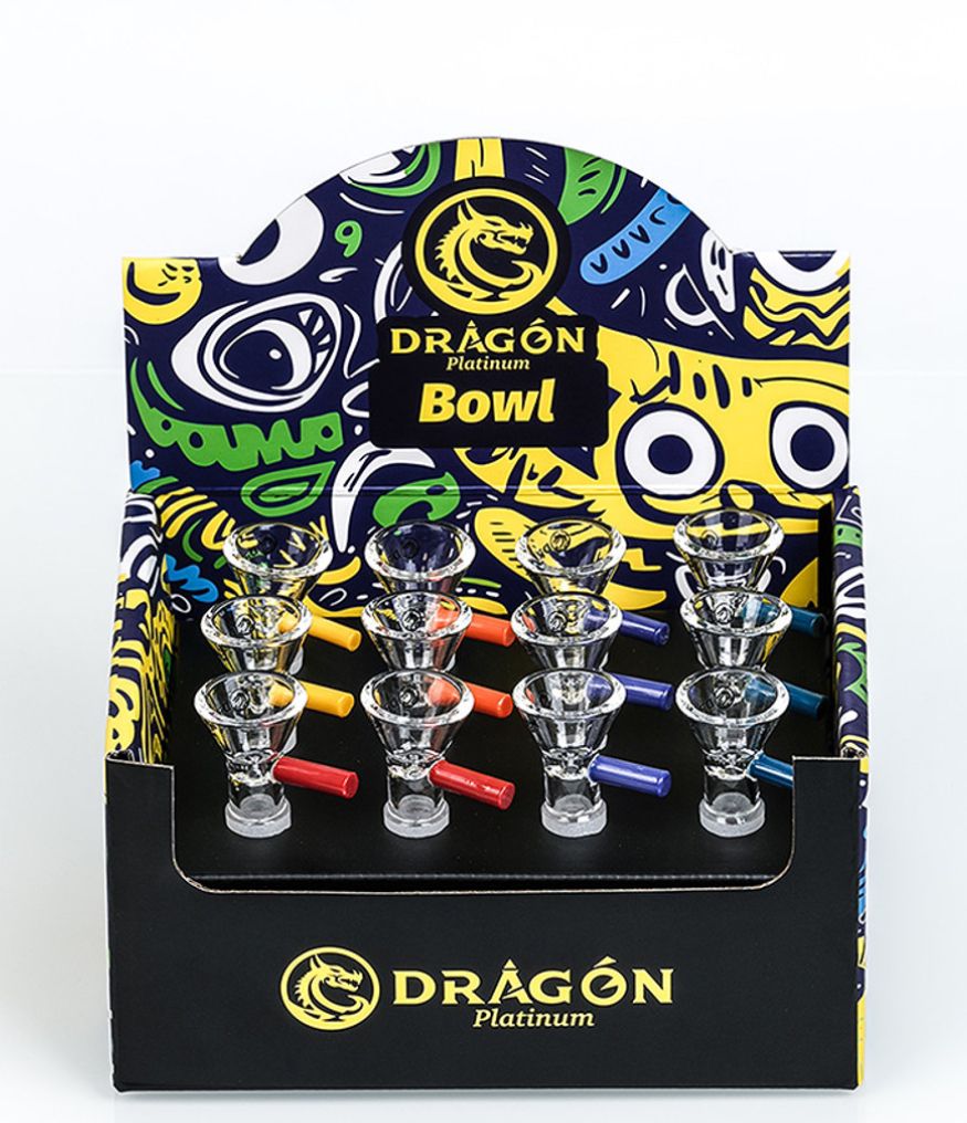 DRAGON PLATINUM CLEAR BOWL BOX OF 12