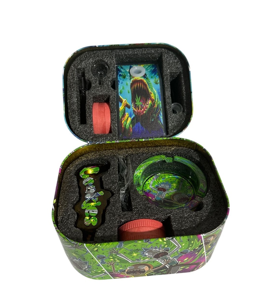 GIFT SET STASH BOX WITH WATER PIPE