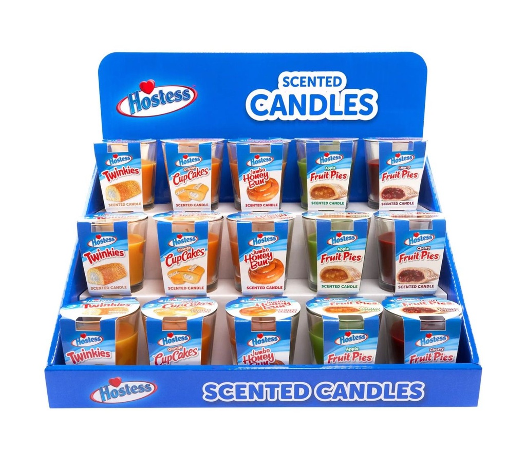 HOSTESS CANDLE DISPLAY 3OZ 15CT