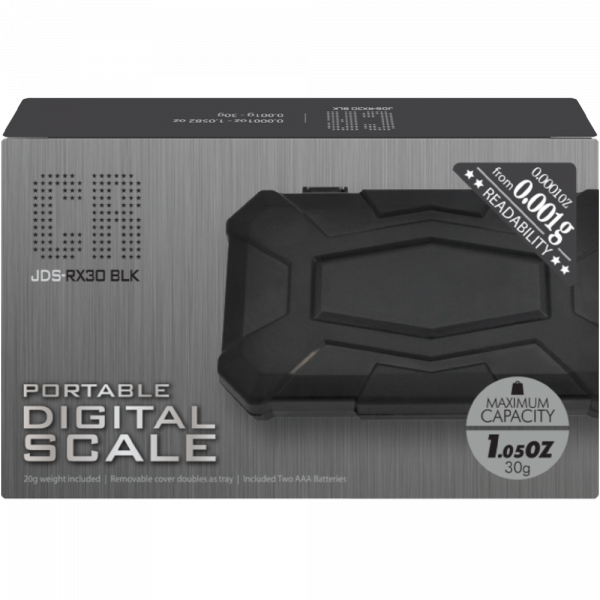 CR  DIGITAL SCALE (0.001g) CR RX30 BLACK