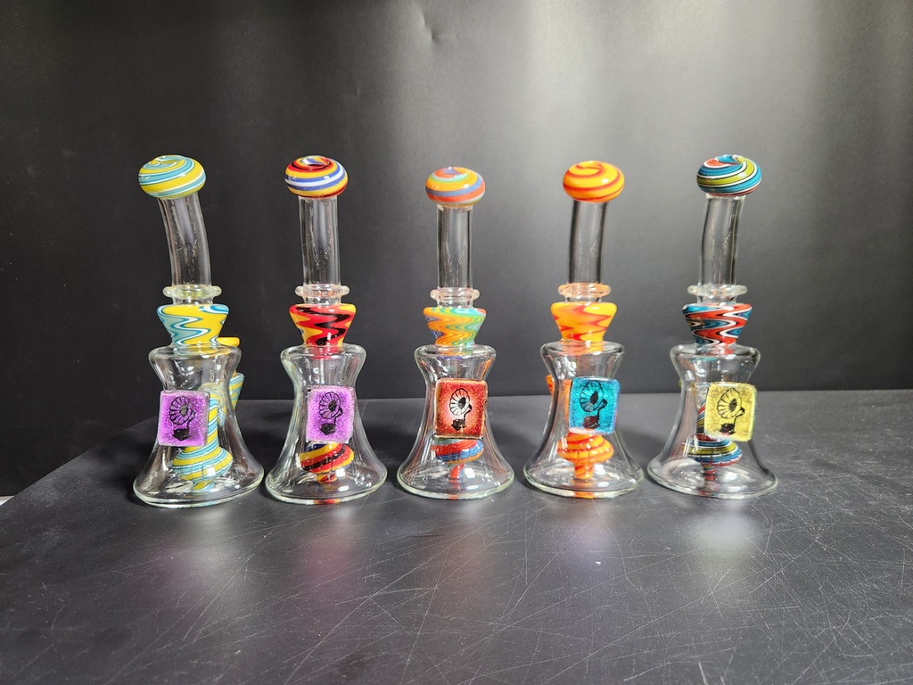 GLASS WATER PIPE HY-088 ASSORTED COLORS