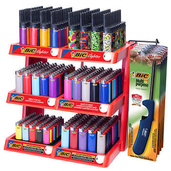 BIC LIGHTER 6 TIER DISPLAY BOX OF