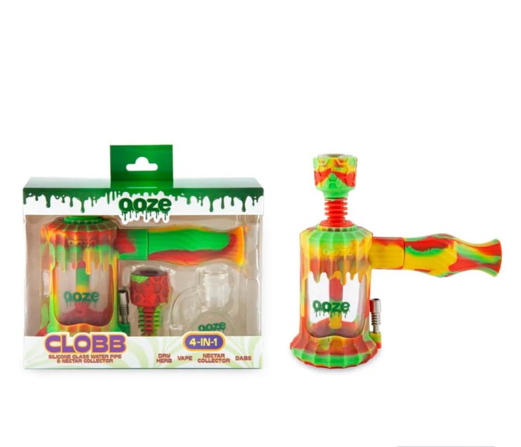 OOZE CLOBB SILICONE WATER PIPE & NECTAR COIIECTOR