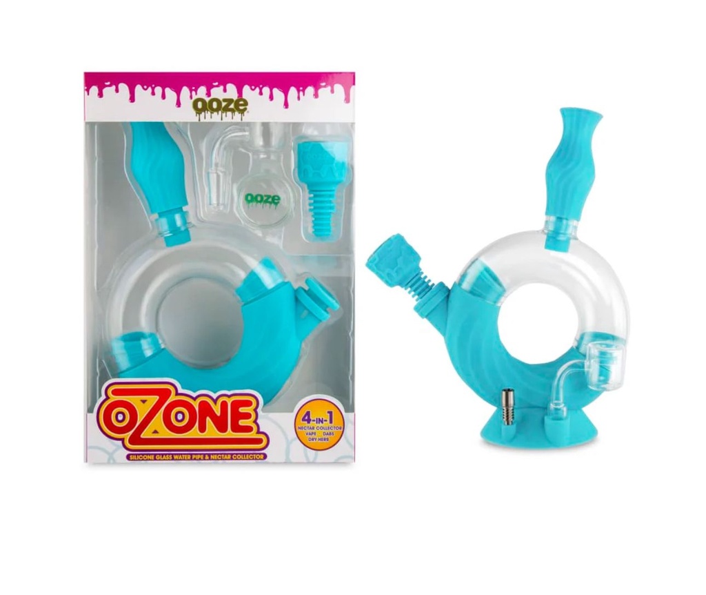 OOZE OZONE SILICONE WATER PIPE & NECTAR COLLECTOR