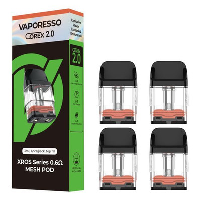 VAPORESSO COREX 2.0 XROS SERIES PODS TOP FILL 3ML 4CT