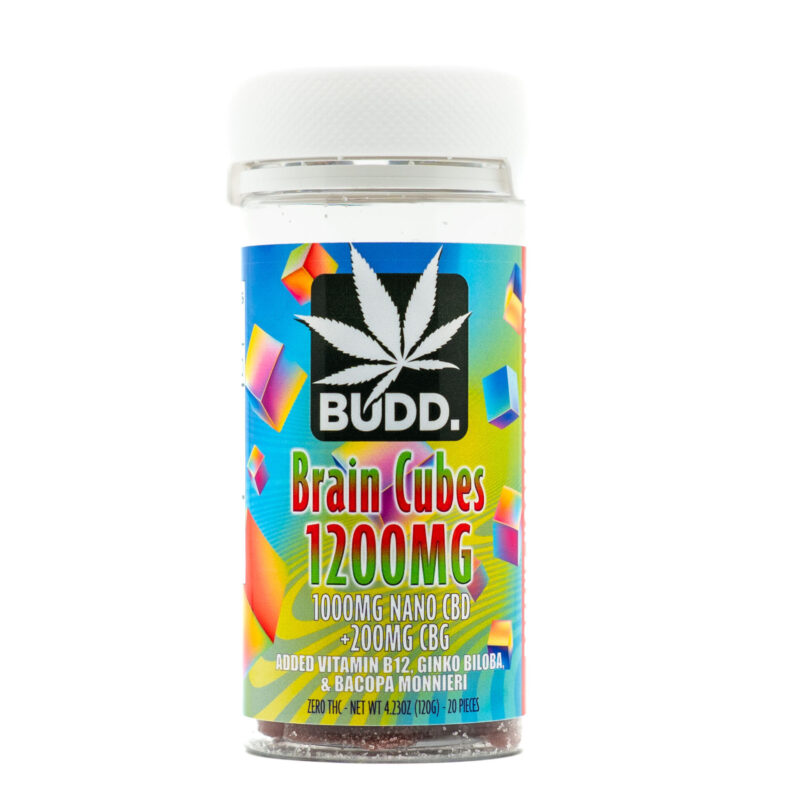 BUDD BRAIN CUBES CBD+CBG 1200MG