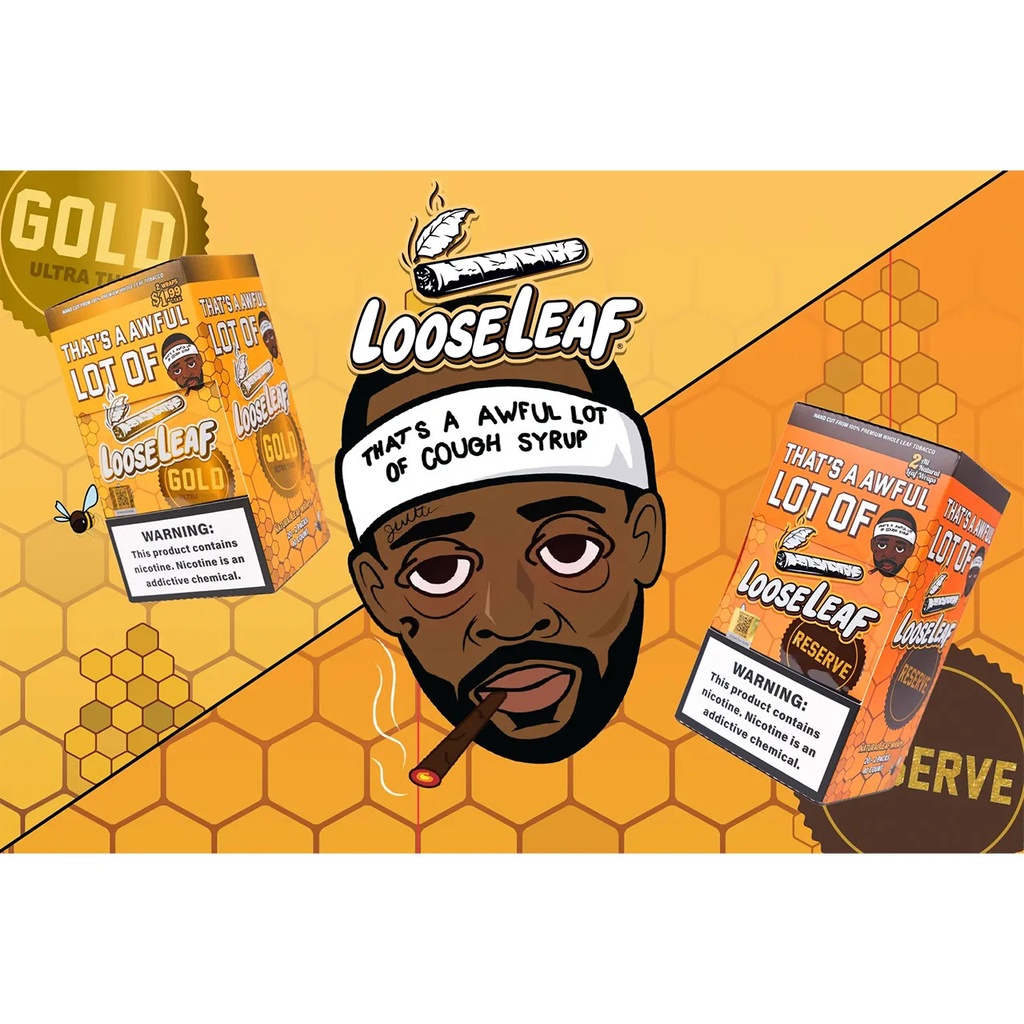 LOOSE LEAF NATURAL LEAF WRAPS 2CT BOX OF 20 (PRE-PRICED $1.99)