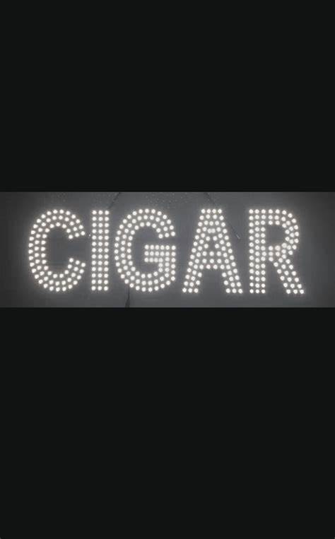 RGBW WAVE BUSINESS IMAGE SIGN LARGE CIGARS