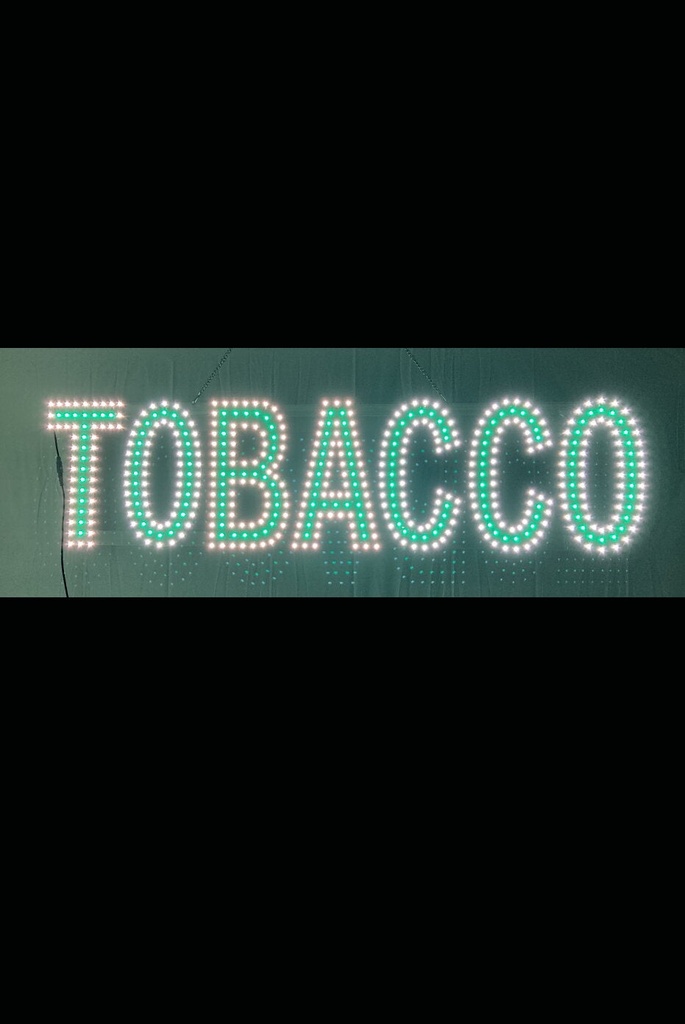 BUSINESS IMAGE SIGN RGBW WAVE LARGE TOBACCO