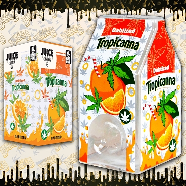 JUICE CARTON GLASS HAND PIPE LED LIGHTS