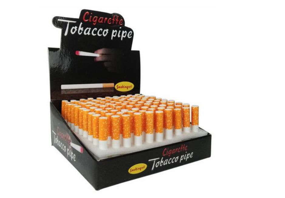 CERMIC ONE HITTER DUGOUT PIPE CIGARETTE BOX OF 100