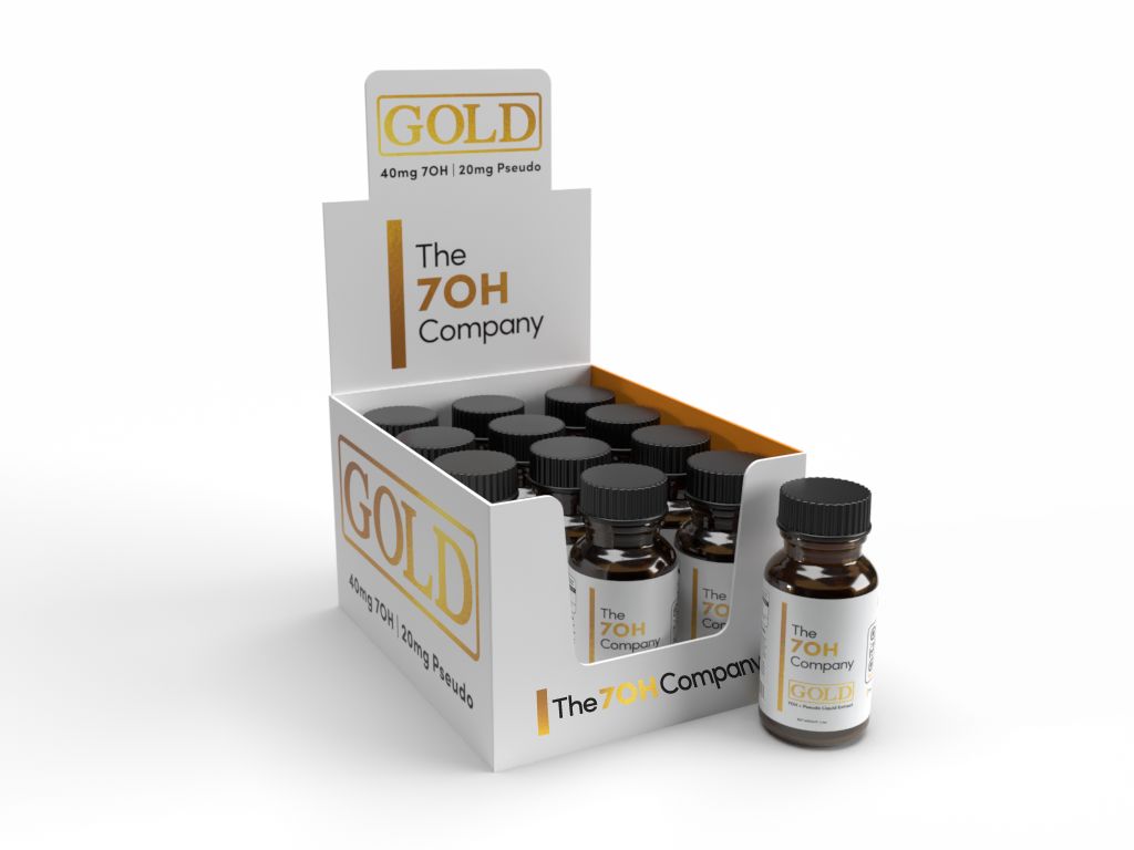 THE 70H COMPANY GOLD 40MG 70H 20MG PSEUDO BOX OF 12