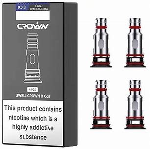 UWELL CROWN X REPLACEMENT COIL PACK OF 4