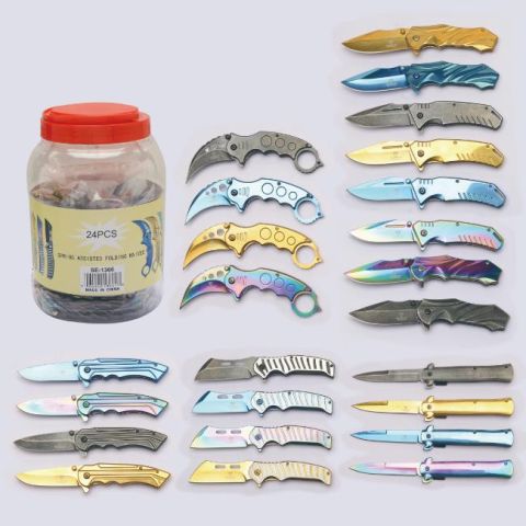 FANTASY NOVELTY KNIFE IN BOX MIXED 24CT