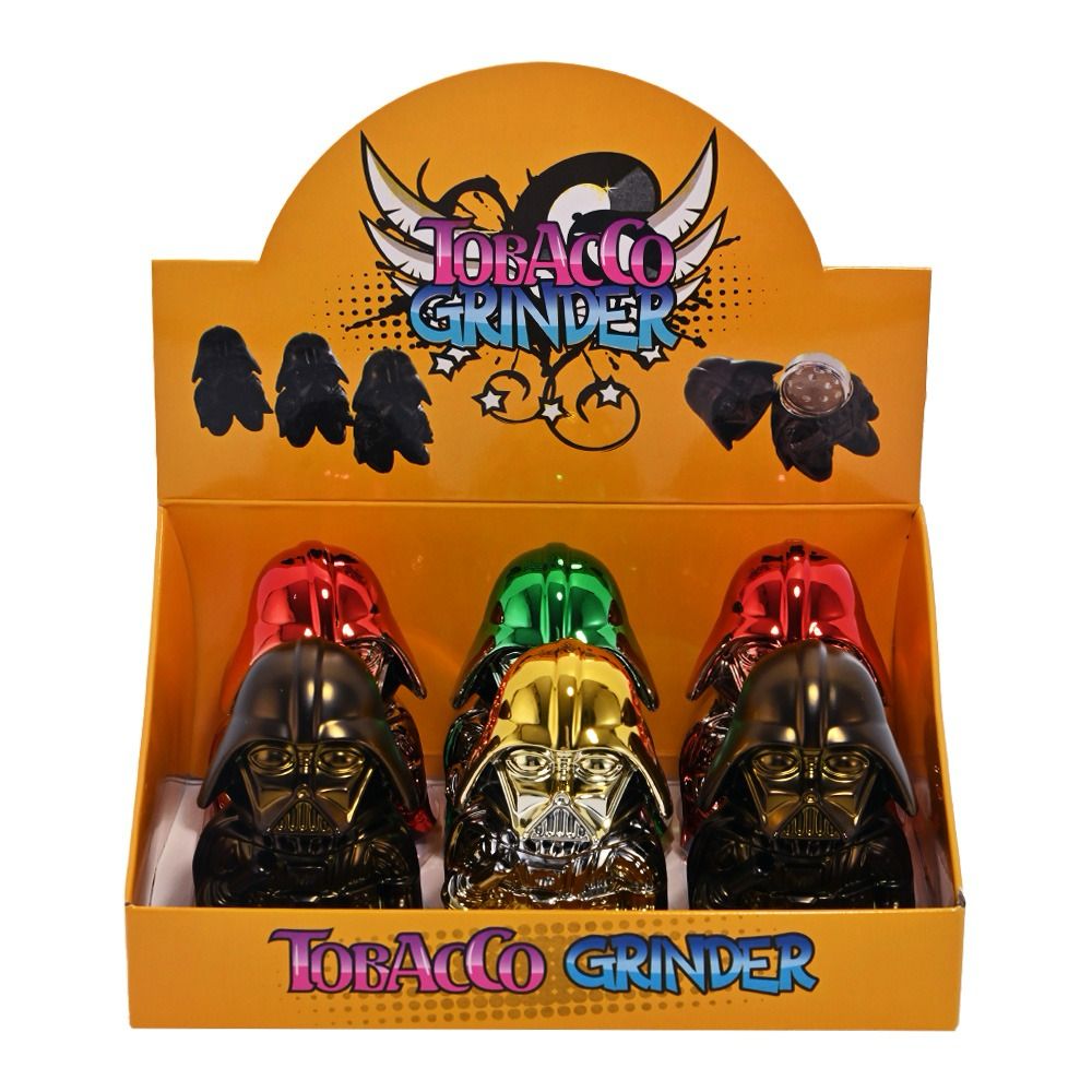 HIPSTER TATTOO SKULL HERB GRINDER #HX081-1 BOX OF 6