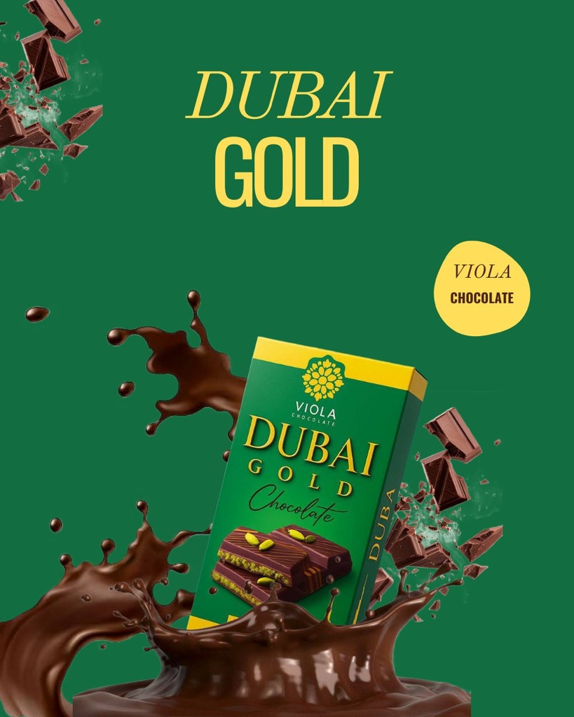 DUBAI GOLD CHOCALATE SMALL BOX OF 10