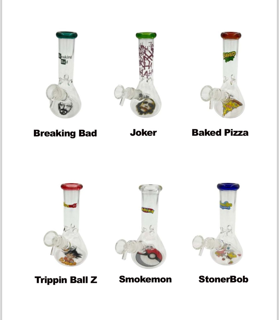 MOB CHARACTER BONG 8 INCHES