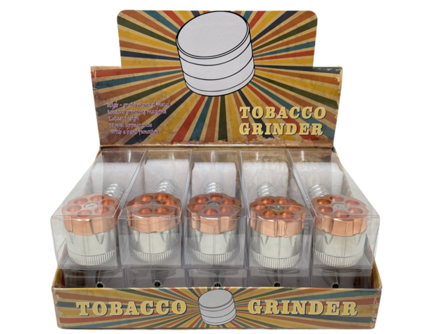 TOBACCO GRINDER GRZ013 BOX OF 10