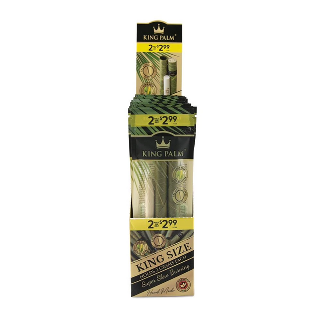 KING PALM KING SIZE PRE ROLLED 20PC/1CT [1CT/00BX]