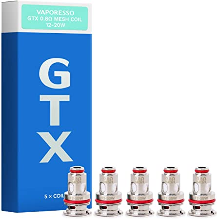 VAPORESSO GTX 0.8OHM MESH COIL 5PC/1CT